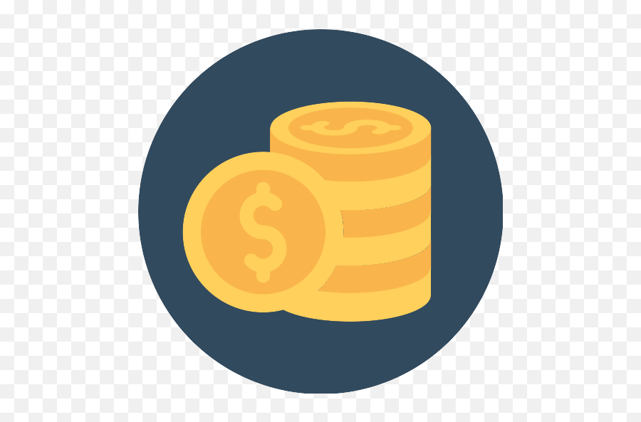 Coin With Dollar Symbol Vector Svg Icon - Png Repo Free Png Money Coins Vector,Dollar Flat Icon