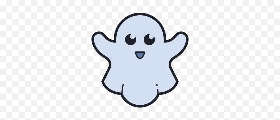 Free Flat Ghost Icon Of Color Hand Drawn Available For - Fictional Character Png,2 Icon Png