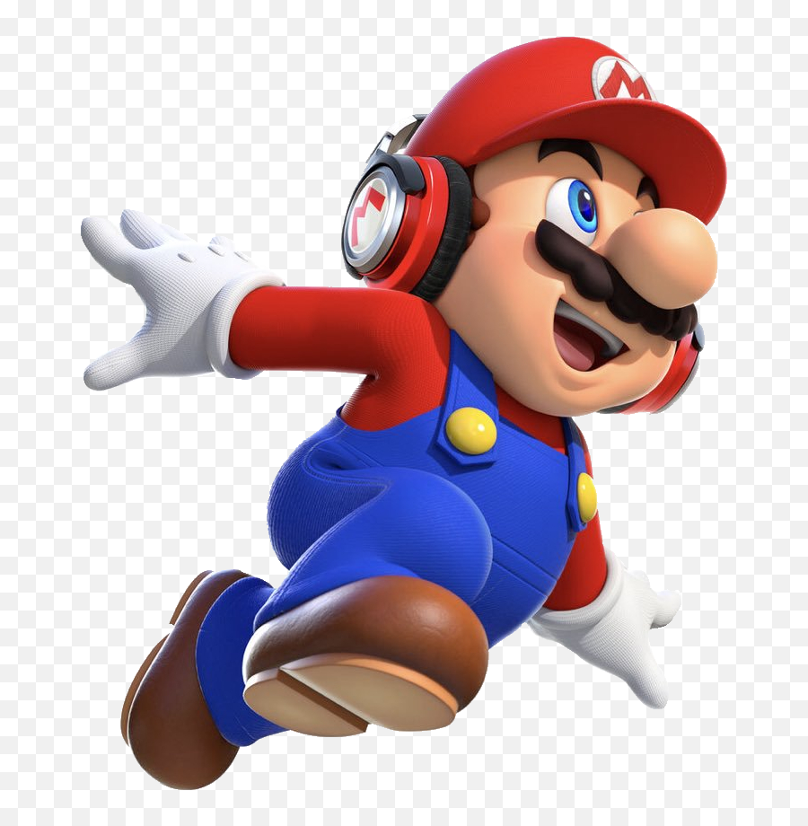 Cartoon Headphones - Super Mario Run Png Png Download Mario Png,Cartoon Headphones Png