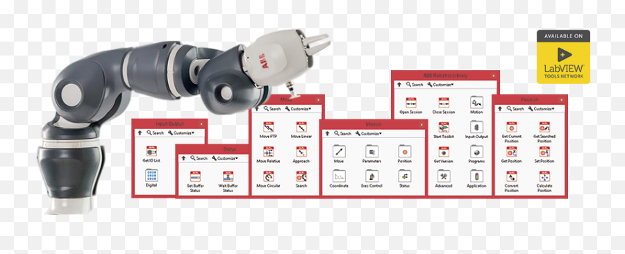 Digimetrix Robotics Library For Abb - Digimetrix Optical Instrument Png,Labview Icon