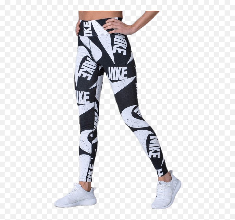 Nsw Printed Leg Black The Best Sport Brands Sportamore - For Women Png,Nike Icon Clash Leggings