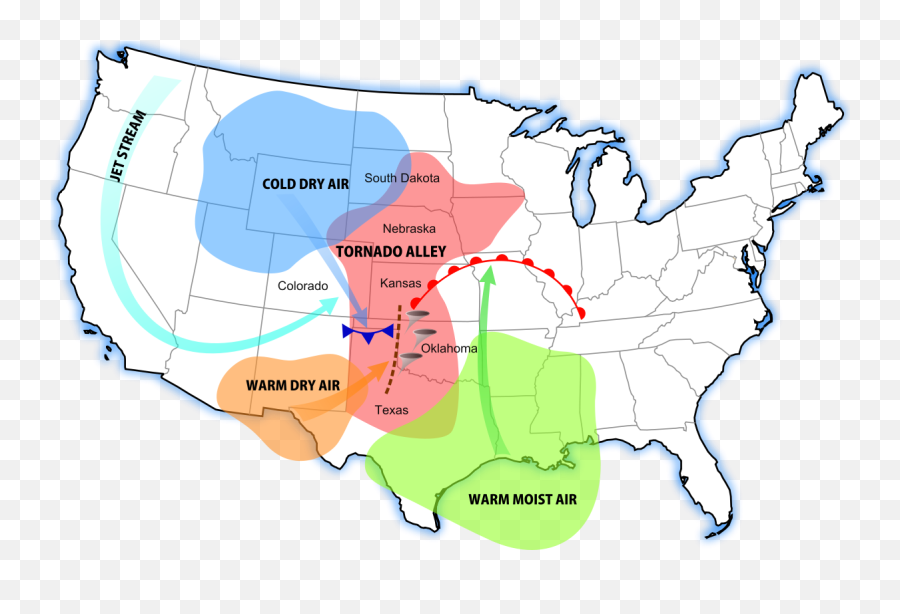 Dry Line - Wikipedia Tornado Alley Png,Weather Channel Thunderstorm Icon