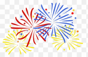 4 Of July Png Picture - Transparent Background Fireworks Clipart,Fourth Of July Png