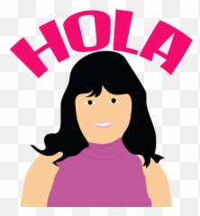 Hola Hello There Sticker - Venezuela Hair Design png