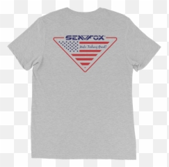 Sea Fox Boat Company American Flag Logo - Active Shirt Png,American Flag Logo