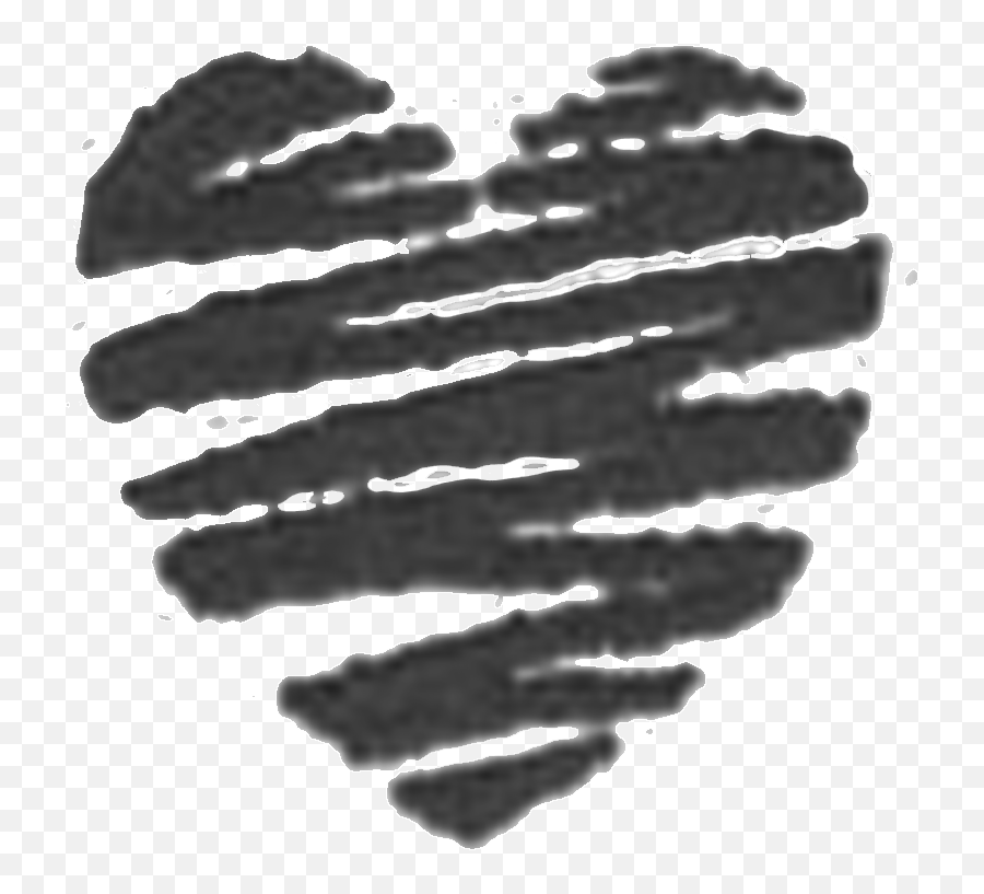 Scribble Heart - Monochrome Png,Scribble Heart Png