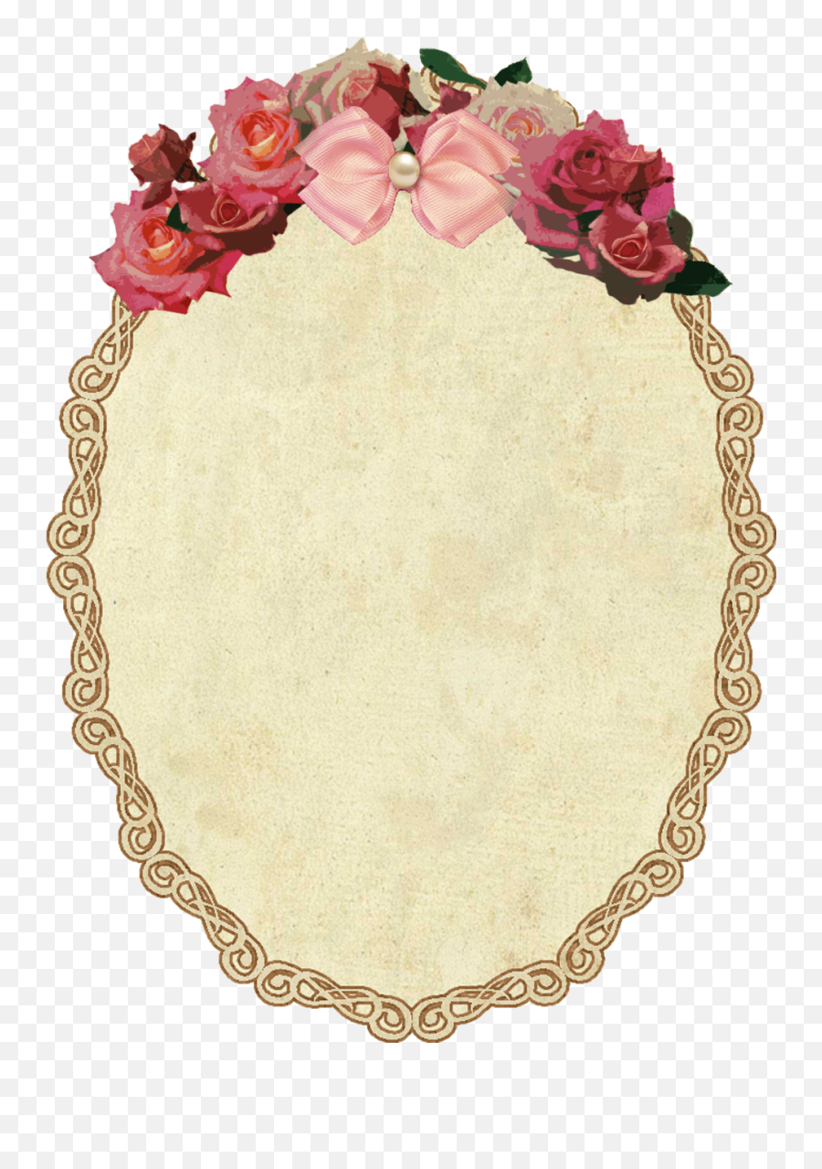 Png Vintage Border Transparent - Death Photo Flower Frames Png,Vintage Border Png