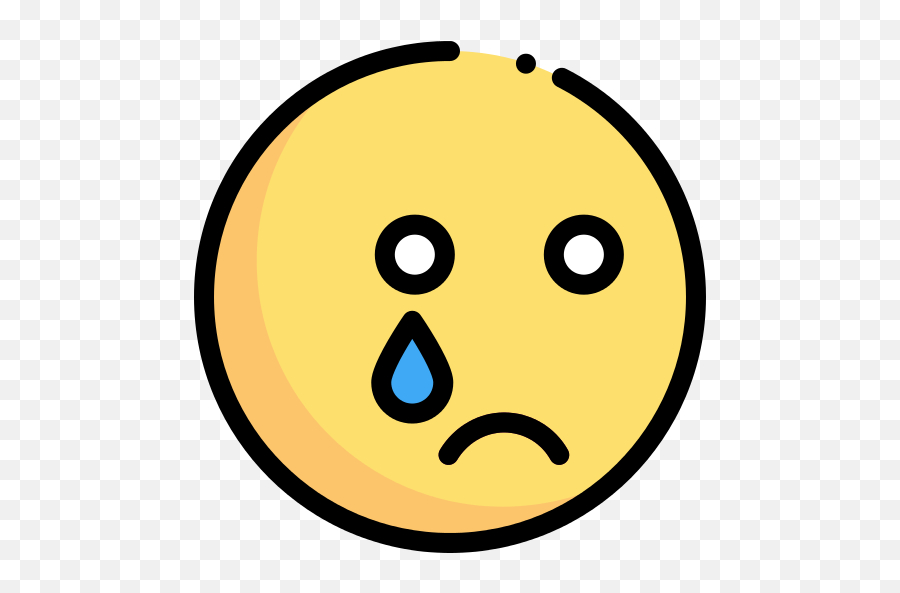 Cry Emoji Png Icon - Smiley,Cry Emoji Png