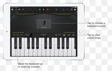 Keyboard In Garageband For Ipad - png