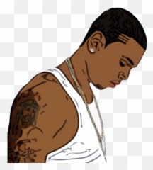 Psd Detail - Chris Brown Cartoon Drawing Png,Chris Brown Png