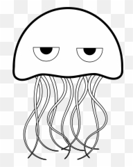 Box Jellyfish Drawing Free Download - Clipart png