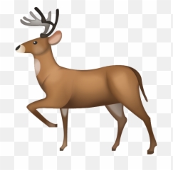 Cow Emoji Iphone Transparent Png - Deer Emoji,Cow Emoji Png