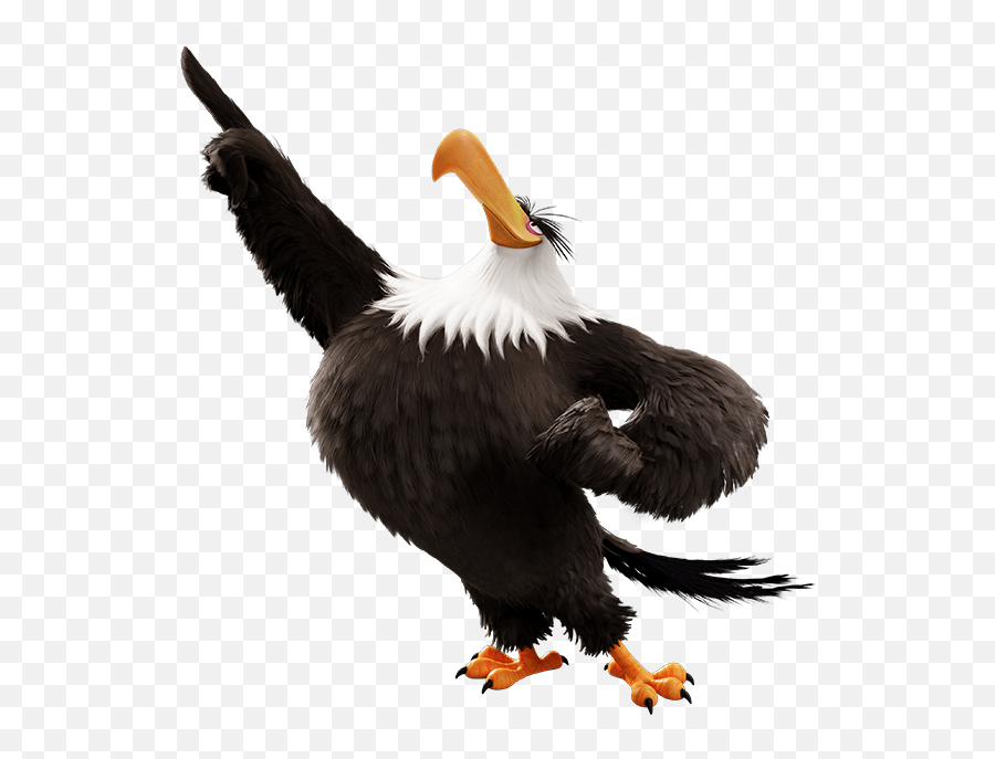 Funny Eagle Png Transparent Free Clipart Image 9 - Free Mighty Eagle Angry Birds,Funny Png