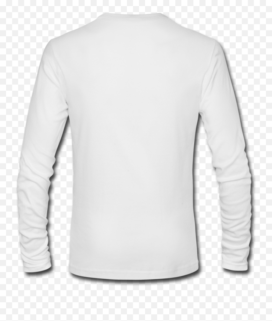 Longsleeve Shirt Cliparts Long Sleeve White Tee Back Png Black T - shirt Png
