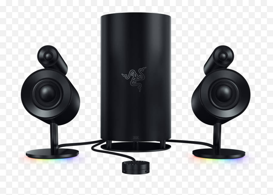 Ces Razer Unveil Chroma - Lit Nommo Gaming Speakers Kitguru Razer Nommo Chroma Pro Png,Razer Png