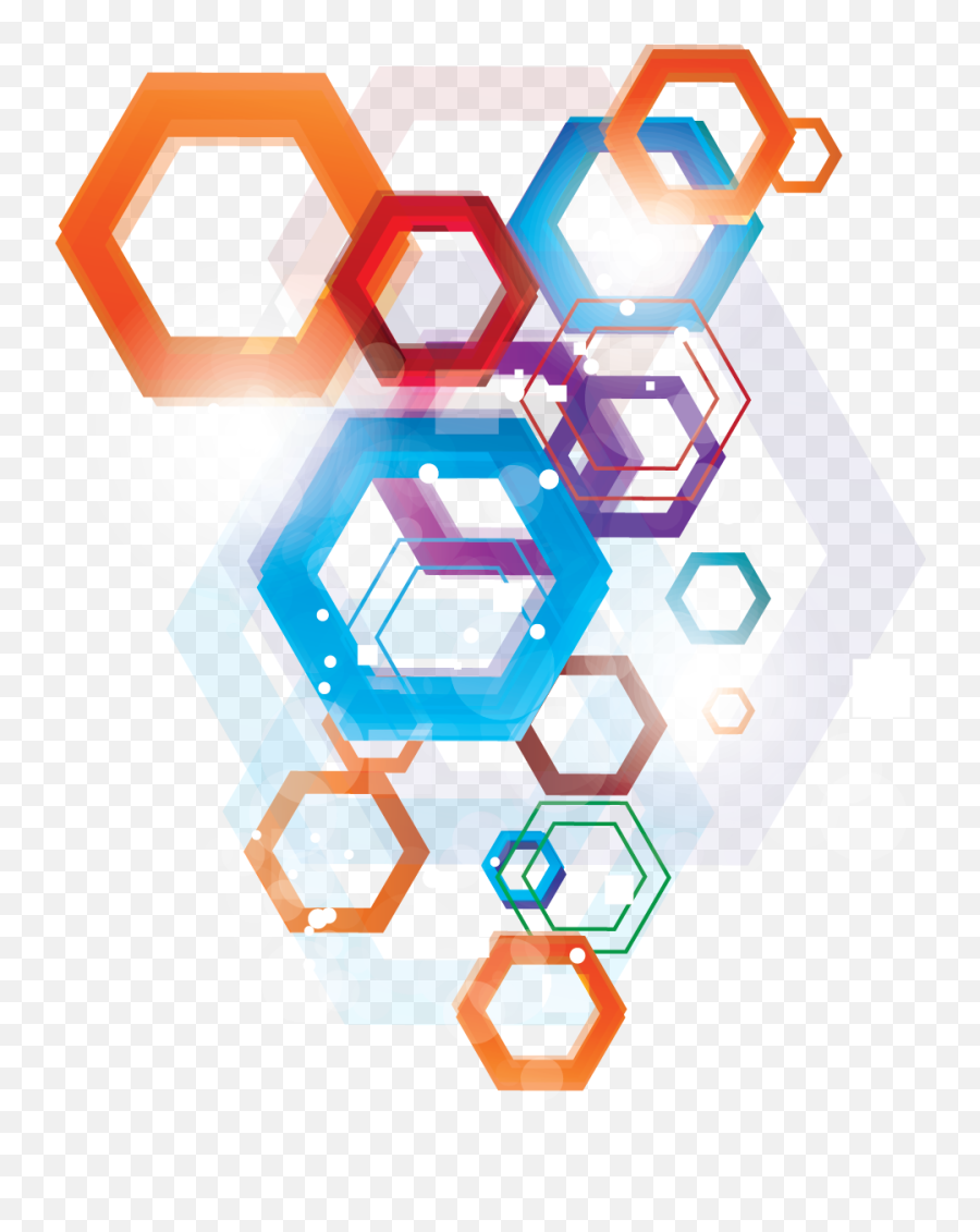 Download Polygonal Elements Colorful Png Image High Quality - Vector Graphics,Quality Png