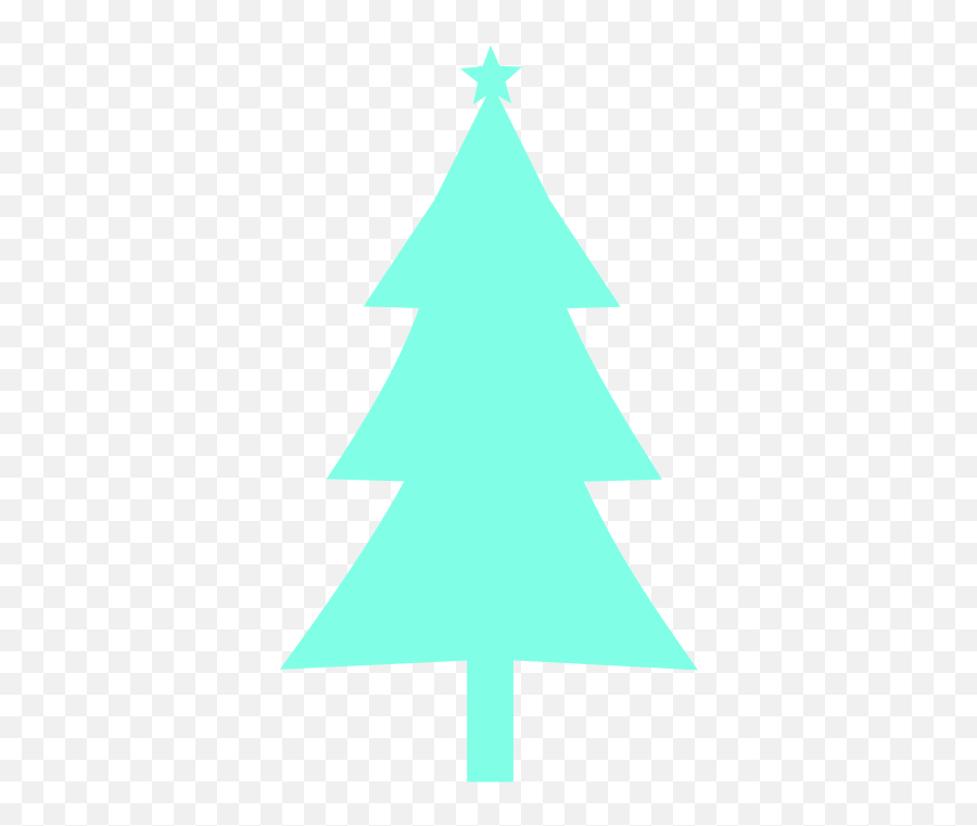 Download Free Png Christmas Tree Silhouette - Dlpngcom Teal Christmas Tree Clipart,Christmas Tree Silhouette Png