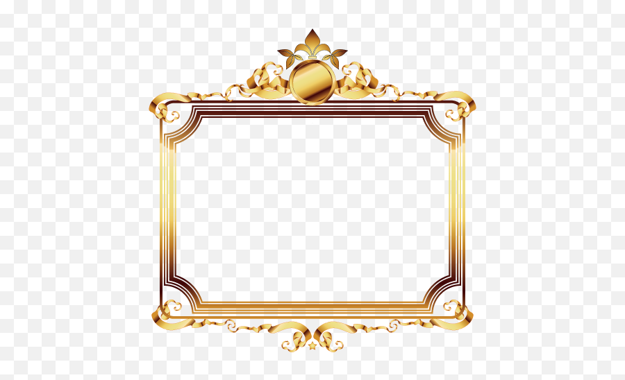 Download Hd Picture Frame Gold Film Luxury - Gold Frame Banner Design Frame Png,Golden Frame Transparent