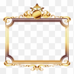 Download Hd Picture Frame Gold Film Luxury - Banner Design Png