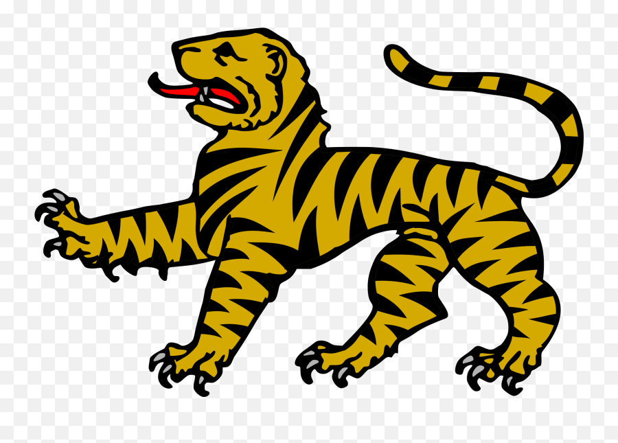 Tiger - Heraldry Png,Tiger Png
