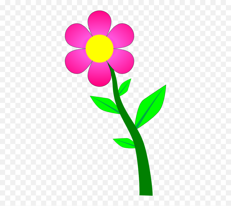 Flower Plant Blossom - Free Vector Graphic On Pixabay Imagen Animada De Flor Png,Plant Cartoon Png