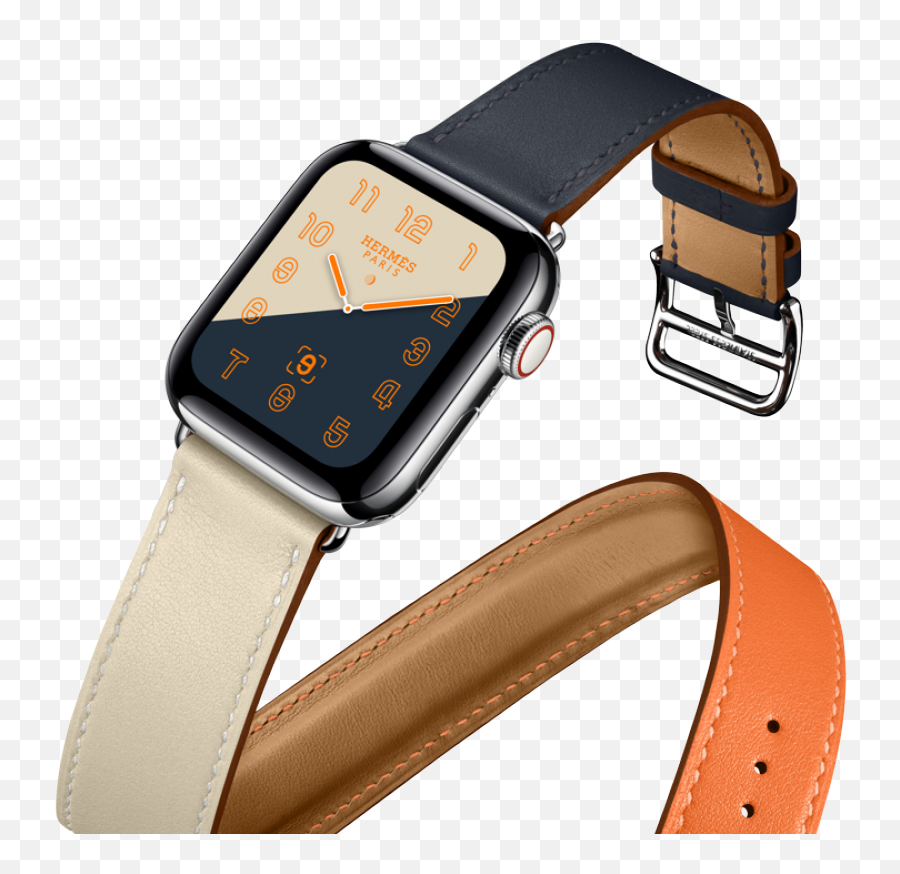 5 Luxury Straps For Your Apple Watch - Hermes Double Tour Apple Watch 5 Png,Apple Watch Png