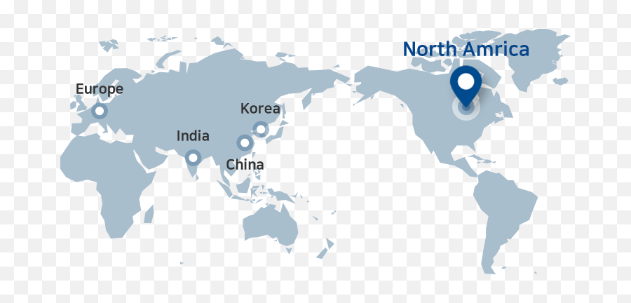Ru0026d - Global Network North America Hyundai Mobis American Refugee Committee In The World Map Png,North America Png