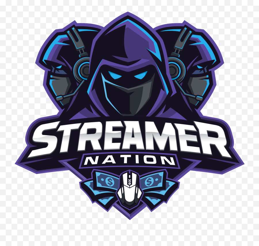 Streamer Nation - Gaming Logo Design Ideas Png,Streamers Png