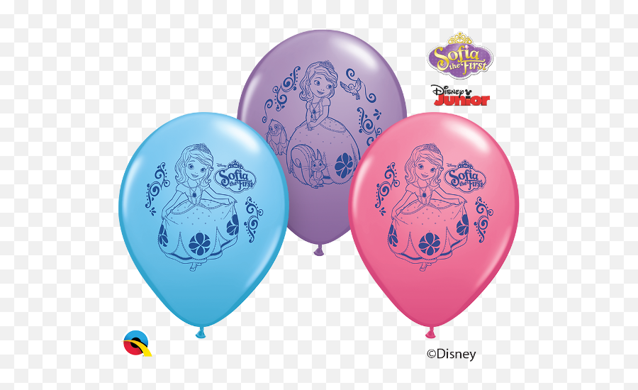 11u0027u0027 Sofia The Frist Asst - Inflated Wonder Woman Latex Balloons Png,Sofia The First Png