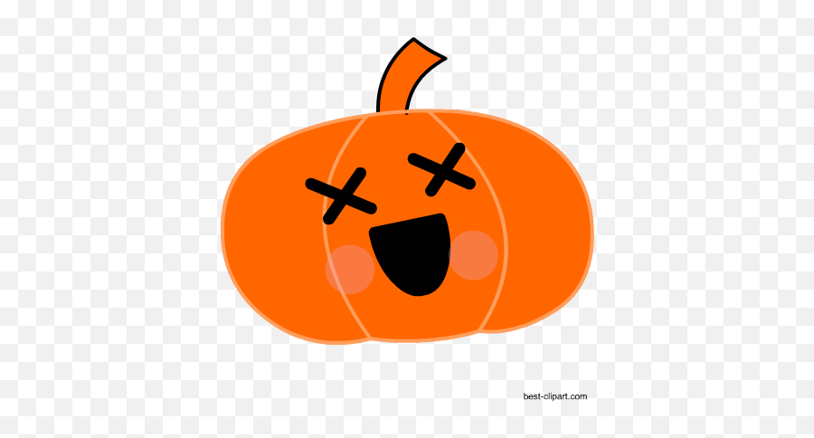 Download Cute Pumpkin Free Clip Art For - Cute Transparent Halloween Props Png,Cartoon Pumpkin Png