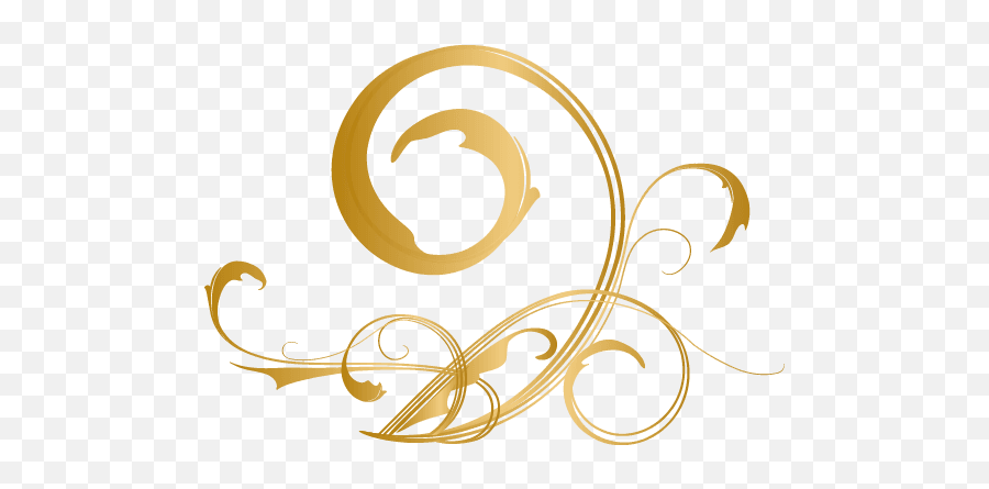 Transparent Background Gold Swirls - Calligraphy Png,Swirls Transparent