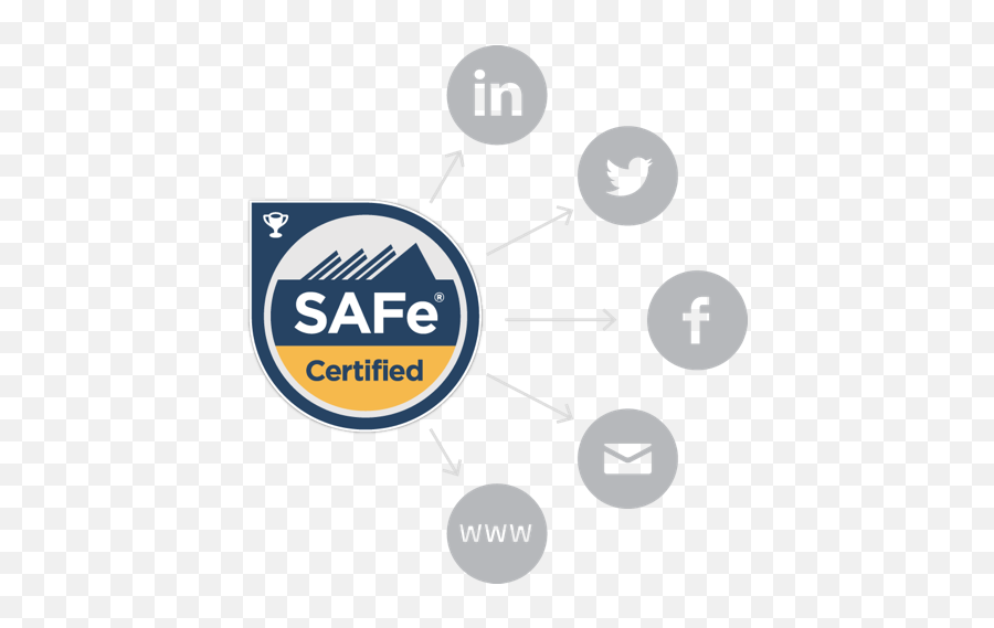 Digital Badging - Safe Agile Certification Png,Badge Logo