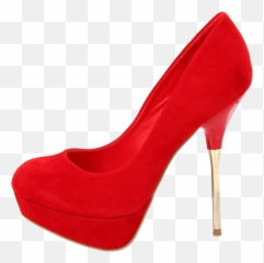 Red Women Shoe Png Image - Womens Shoes Png,Lady Png