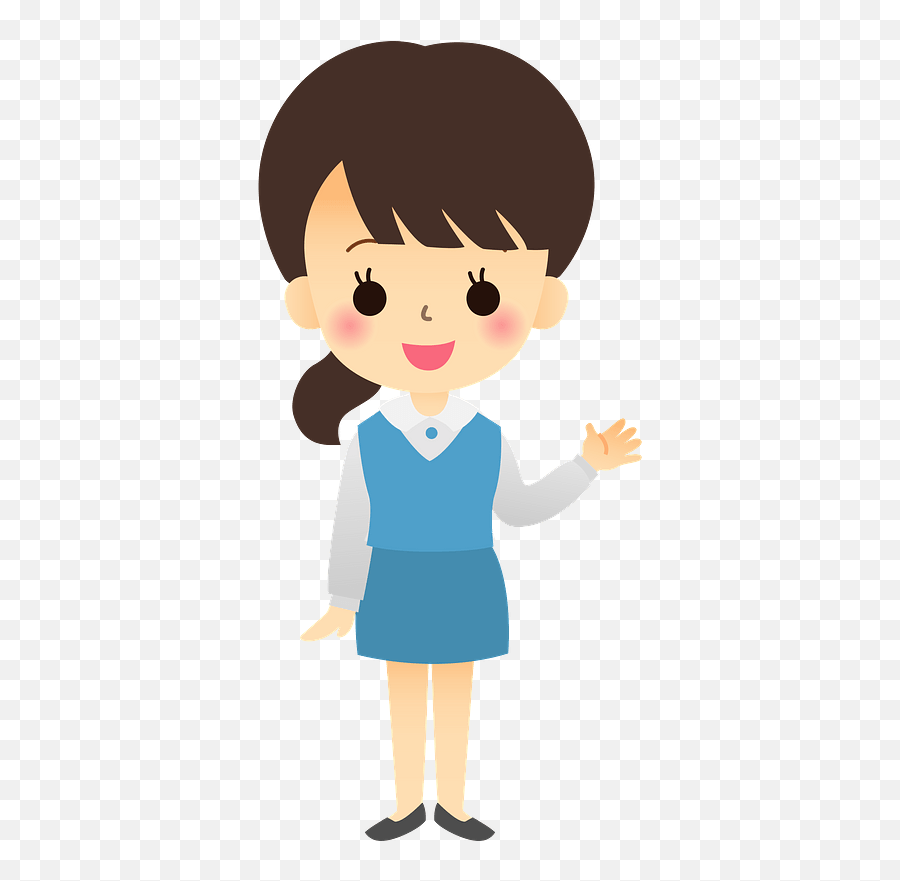 Office Lady Acting As A Guide Clipart - Okay Clipart Png,Acting Png