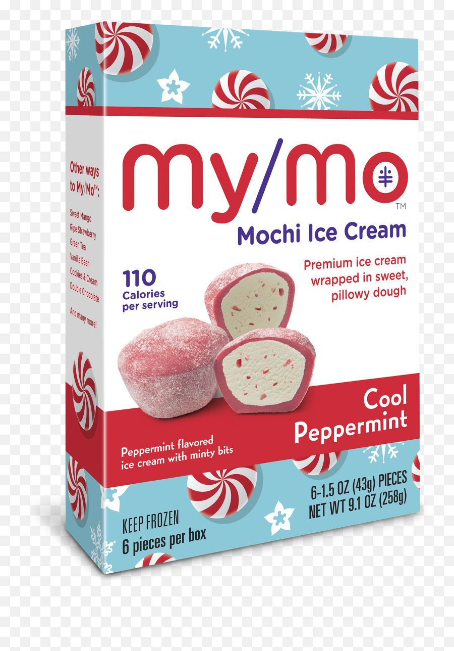 Mymo Mochi Ice Cream Releases Cool Peppermint Flavor Nosh - My Mo Mochi Flavors Png,Mochi Png