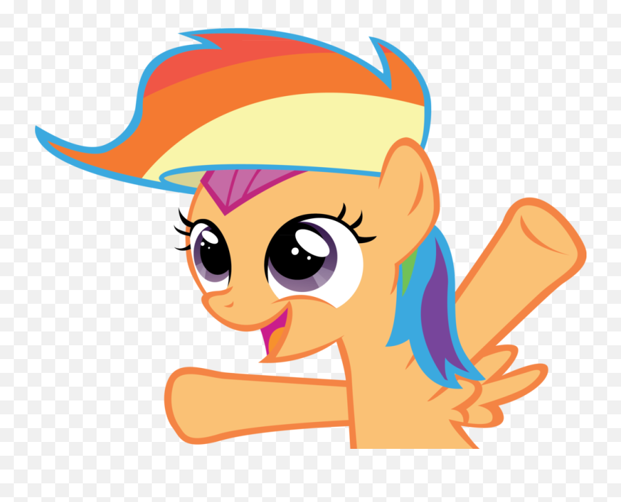 Wig Vector Hair Mlp - Rainbow Dash Clipart Full Size My Little Friendship Is Magic Png,Emo Hair Png