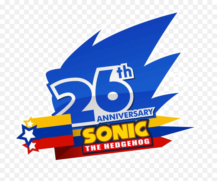 Sonic Birthday - Sonic 26 Anniversary Logo Png,Sonic The Hedgehog Logo Png
