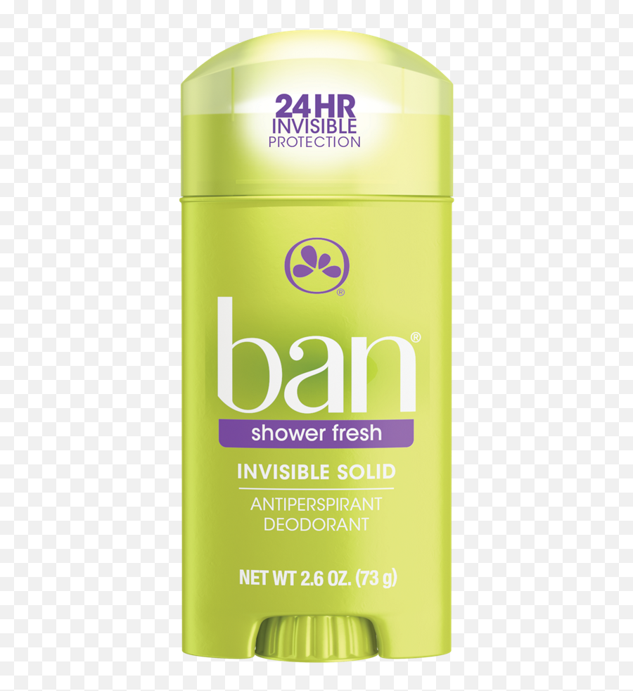 Ban Shower Fresh Invisible Solid Deodorant 26 Oz - Walmartcom Ban Unscented Png,Deodorant Png