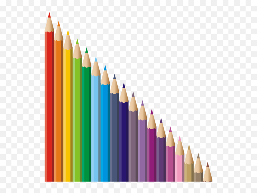 Crayon Border Png - Transparent Background Color Pencil Png,Crayon Png