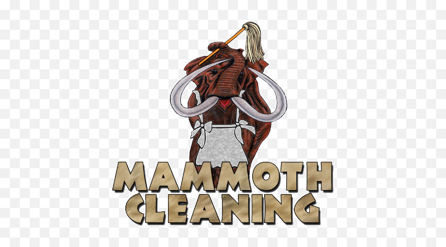 Mammoth Cleaning U2013 It Isnu0027t Clean Until Itu0027s - Cartoon Png,Cleaning Service Logo
