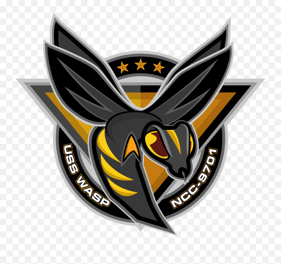 Wasp Logo Art By B Krause Bee - Star Trek Uss Wasp Png,B Logo