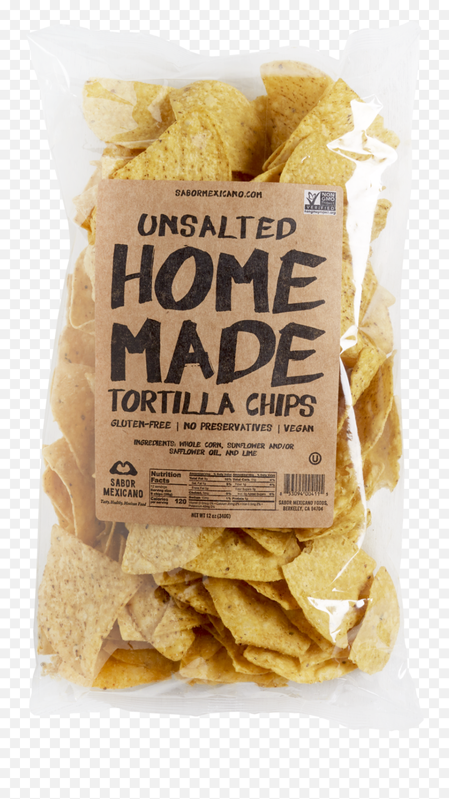 12 Oz Home Made Unsalted Tortilla Chips Png