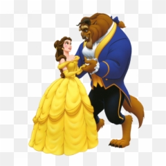 Beauty And The Beast Vector Png Images Transparent - Disney