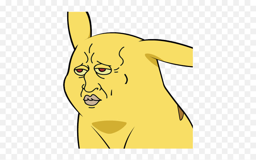 Give Pikachu A Face - Pikachu You Dont Say Png,Squidward Nose Png
