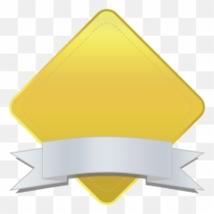 Gold Clipart Banner - Diamond Png
