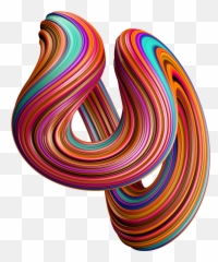Swirling 3d Shapes In 2020 - 3d Shape Transparent Background Png,Transparent Backgrounds