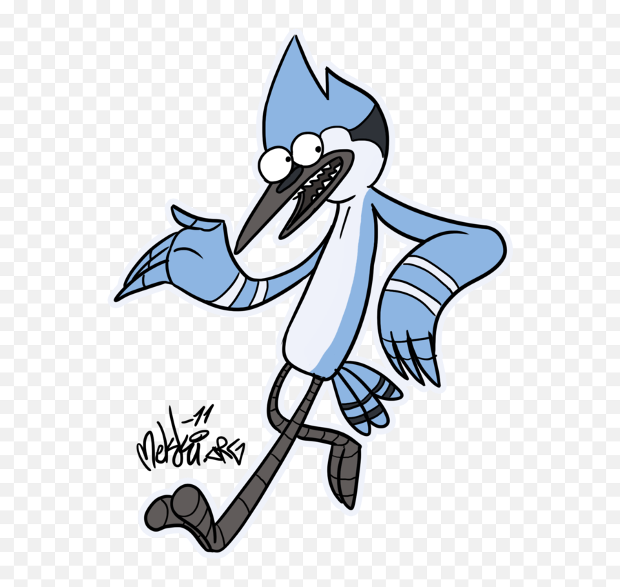 Clipart Library - Cartoon Blue Jay Bird Png,Mordecai Png