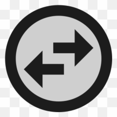 Swap Horizontal Circle Free Icon Of Material Icons - Logo Png