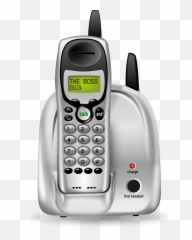 Free 3d Cordless Phone Clipart Illustration - png