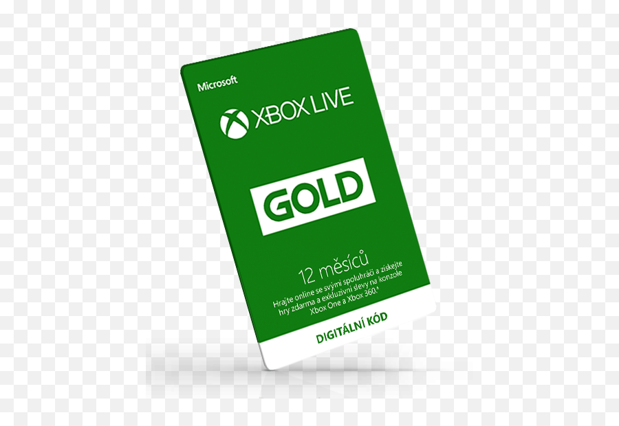 Xbox Live Gold - 12 Month Membership Xbox 360 Png,Xbox Live Logo